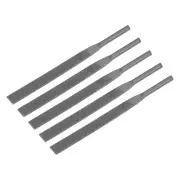 5pcs Pneumatic Air File Set Coarse Tooth 5mm x 125mm Flat File Grinding Tool