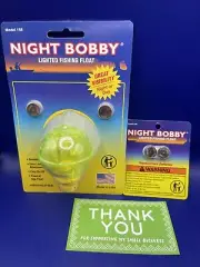 Night Bobby Lighted Fishing Float, Small, With Rattlin' Action & Batteries
