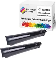 2 Pack Black Compatible Toner Cartridge for Fuji Xerox CT202396 (12,500 Pages) for Fuji Xerox DocuCentre SC2020NW SC2020
