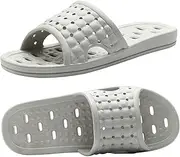 [ktprniy] Bath Slippers with Drainage Holes, Quick-Drying Non-Slip Slippers Dormitory Home Bathroom Slippers Unisex