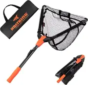 Fishing Net Fish Landing Net Foldable Lightweight Freshwater Fish Landing Net