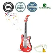 Guitarra Electrica Para Niños Niño Niña Electronica Juguete De Regalo Con Luces