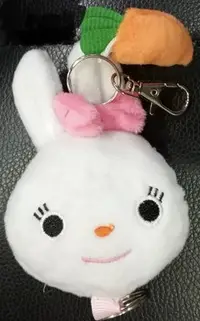 在飛比找Yahoo!奇摩拍賣優惠-特價品 悅川 8公分 兔子 鎖匙圈 紅蘿蔔 造型 飾品 送禮