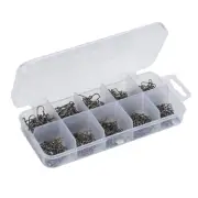 100 Pcs Fishing Rolling Swivel Bearing Tackle Set Fishing Accessory Kit