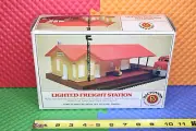 HO Scale Bachmann Lighted Freight Station #46216