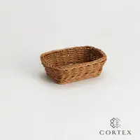 在飛比找蝦皮商城優惠-CORTEX 迷你籃 仿籐籃 長方型W19 卡其色