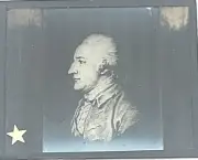 Magic Lantern Slide Pageant of America Benedict Arnold Portrait
