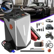 80000mah Car Jump Starter W/Air Compressor Battery High Booster Power Bank Pack
