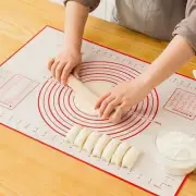 Silicone Non-stick Roll Pad Cake Dough Mat Pastry Clay Fondant Baking Mat S/M/L✔