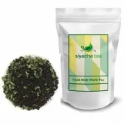 Tulsi Mint Black Tea Indian Holy Basil Fresh Blend Healthy Detox Delight 500g