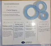 CREATIVE MEMORIES CIRCLE PATTERNS (3) AND SIZING TEMPLATE NIP