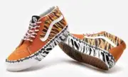 Mens Vans Vault x Aries UA OG Sk8-Mid LX Tiger Orange Skate Shoes NWB