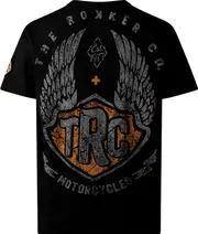 Rokker Fallen Angel, t-shirt , color: Black/Grey/Orange , size: 3XL