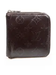 2003 Brown Leather Monogram Zippy Wallet