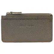 Pierre Cardin Genuine Leather Coin Purse with Keyring Wallet - Bronze