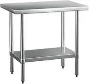 Cefito Stainless Steel Kitchen Benches Work Bench Food Prep Table 910x610mm 430
