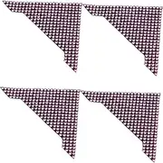 Luxshiny 4pcs Rhinestone Car Door Edge Guards Elegant Collision Corner Protectors for Suvs and Trucks Vehicle Sill Protector with Easy Installation Purple Design