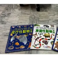 在飛比找蝦皮購物優惠-童書。【兩本合售】夜行性動物全集 滑溜性動物全集