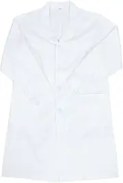 [ULTECHNOVO] Doctor Cloth White Long Sleeve Lab Coat Easy to Wear Elegant Design Cotton Material Suitable for Medical Science Laboratories