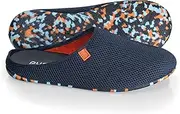 [purosteps footwear] Purosteps Slippers Model: Fieltro - Made from Recycled Material in Spain | Sustainable & Vegan from Recycled PET Bottles - Premium Slippers for Him and Her, Dark Blue Model Signet, 42 EU