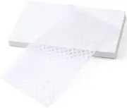 Mxxipp 100pcs Perm Papers for Hair, Breathable End Papers for Hair Perm, High-Temperature Resistant Perm End Paper for Professional Hair Salon Home Use- White