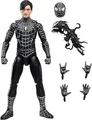 Marvel Legends Series Spider-Man, Spider-Man 3 Collectible 6 Inch Action Figure with Spider-Man Symbiote Accessories