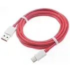 Red 6ft USB-C Cable Charger Cord Power Wire Type-C for Cell Phones