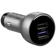Quick Charge Car Charger Fast Charging Dual USB + Type C Cable