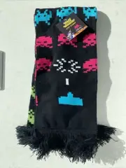 Space Invaders Knit Scarf