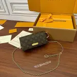 【AAA+】LILY WALLET ON CHAIN 手袋 可拆卸鏈條翻蓋閉合 塗層帆布 錢包 女款 棕色 M82509