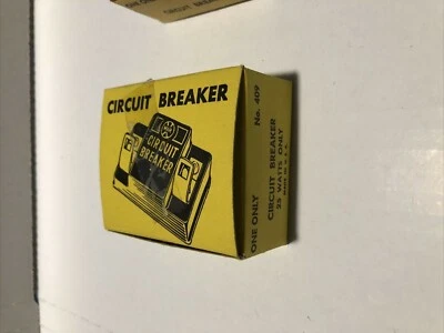 NOS New Marx Boxed Post War Circuit Breaker No. 409 C-10 Madison Hardware