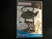 Anita Goodesign Embroidery CD-ROM, Teapots- NEW