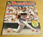 1983 Topps Baseball MLB 9.5"X10.5" Sticker Album NO STICKERS Reggie Jackson