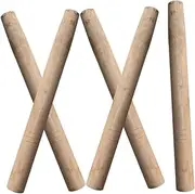 Generic 5Pcs Ergonomic Wooden Hoe Handles Durable Replacement Tool for Gardening and Landscaping Comfortable Grip for Easy Use and Installation