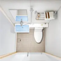 在飛比找蝦皮商城精選優惠-『DL』﹉﹉集成浴室日式SMC整體淋浴房酒店免防水一體衛生間