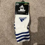 ADIDAS Climalite Soccer Socks sz S Small 9c - 1y