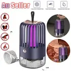 Electric USB Insect Bugs Fly Mosquito Killer UV LED Fan Lamp Catcher Zapper Trap