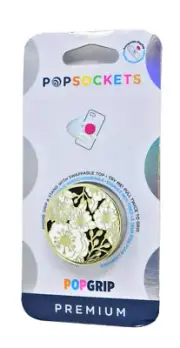 PopSockets Premium Enamel Metal Wild Flowers Phone Grip PopSocket Pop Docket
