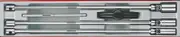Teng TTXTB05 - T-bar Socket Set - 5 Piece Long Spark Plug Sockets