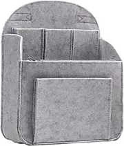 IOIUSKKU High Resistance and Durability Bag Premium Felt Backpack Organizer More Stability and Color Divider for Rucksack Purse, Light Grey, L