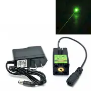 1pc 532nm 50mW Green Dot Laser Diode Module & Heat Sink with 12V Adapter
