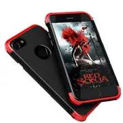 3 In 1 Metal Bumper Frame+Hard PC Shell Case For iPhone 7 Plus/8 Plus 15952 BLACK & SILVER