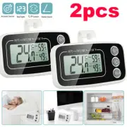 Refrigerator Thermometer Digital Fridge Freeze Room Thermometer with LCD Display