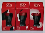 Rare 2015 Coca-Cola Celebrating 100 Years Of Contour Glasses Set of 3 In Boxes