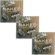 Naked Shiver Condoms, 54mm - Bulk Pack of 144 Condoms