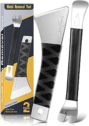SARDVISA 2 Packs Auto Trim Removal Tool Set, Upgraded Heavy Weight Metal Pry Tools Automotive with Stainless Steel Metal Pry Board, Car Removal Tools for Auto Door Panel, Dashboards, Clips, Baseboard