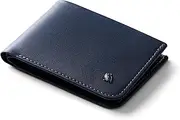 [Bellroy] Hide & Seek, Slim Leather Wallet, RFID Editions Available (Max. 12 Cards and Cash) - Navy