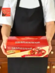 10 BAG ( NO BOX ) x TAO DO TAKLA KẸP SỮA LẠC ĐÀ NHÂN HẠT ĐIỀU (300gr - 20 Viên )