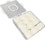 Snack Box Container with Lid, 12 Compartment Plastic Serving Tray Charcuterie Boards Snack Organizer Fruit Tray Divided Snack Tray for Beach, Picnics, Camping
