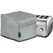 4 Slice Toaster Cover with Storage Pockets - Small Appliance Dust Covers, Toa...